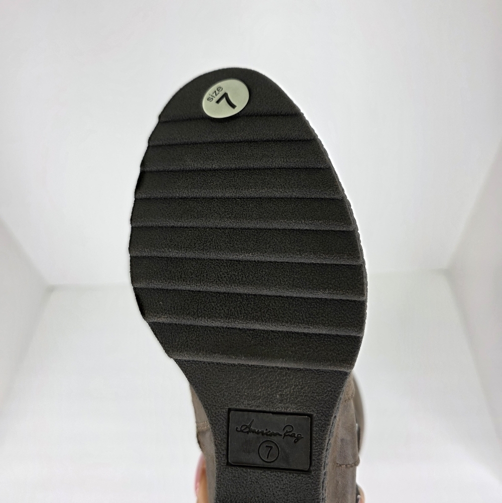 American RAG Womens Cushioned Buckle Slip Resistant Kyle Round Toe Wedge Size 7M - Picture 12 of 16